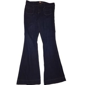 KUT size 8 wide leg bell bottom jeans